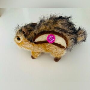 NWT dog squirrel squeaky toy